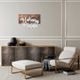 Wallity Hakuna Matata Metal Decor - Plata y Nogal